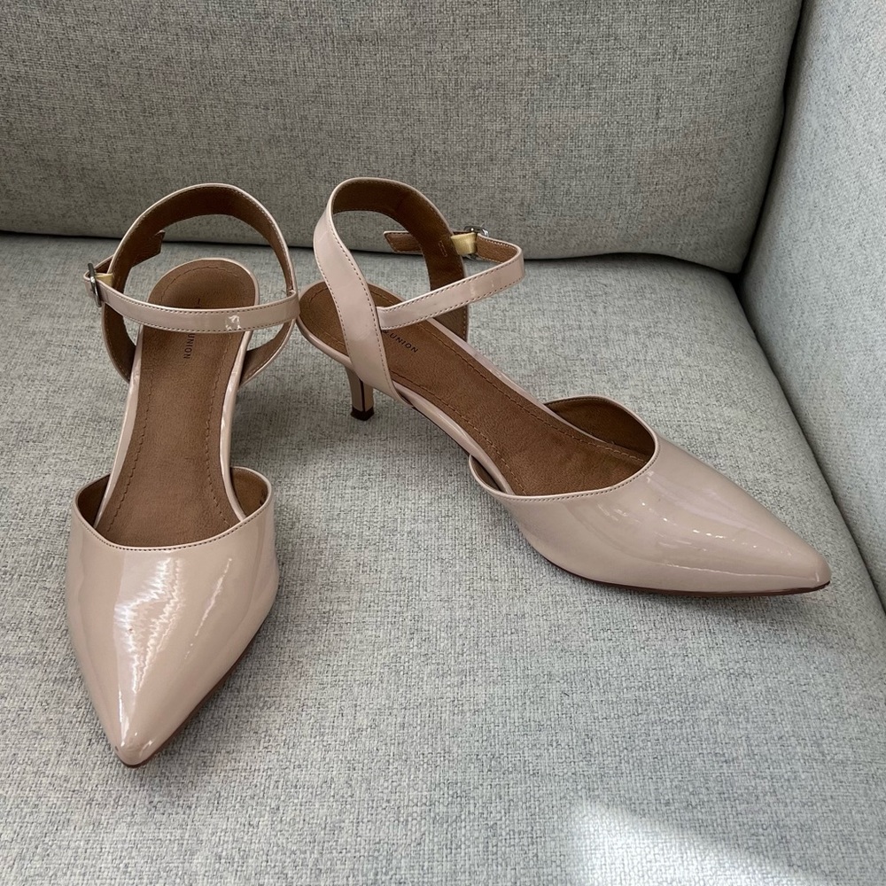 14th & Union Nude Kitten Heels